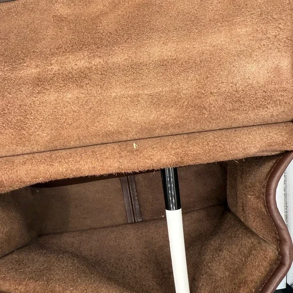 Coach vintage Willis Legacy 9927 Brown Leather Brass Crossbody Bag - Picture 7 of 13